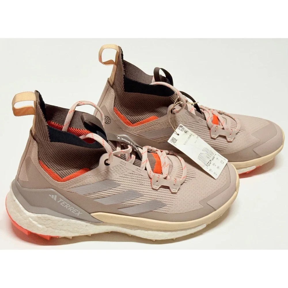 Adidas Terrex Free Hiker 2 Mens Hiking Shoes Brown Orange HQ8397 Size 10 NEW